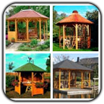 offene Pavillons