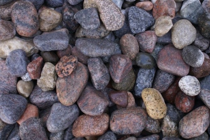 GranitKiesel multicolour rund Gartencenter Holzum