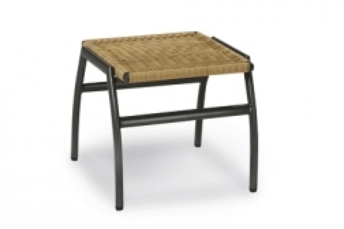 Garten Hocker Romantica Alu und Kuststoffgeflecht