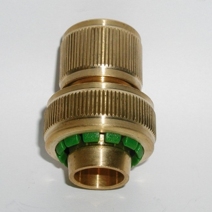 MS Schlauchanschlussstück mit Wasserstop
