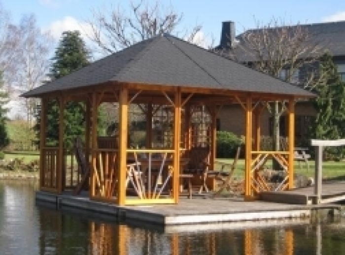 Pavillon BELLEAIR PREMIUM 4-eck, 350 x 350 cm