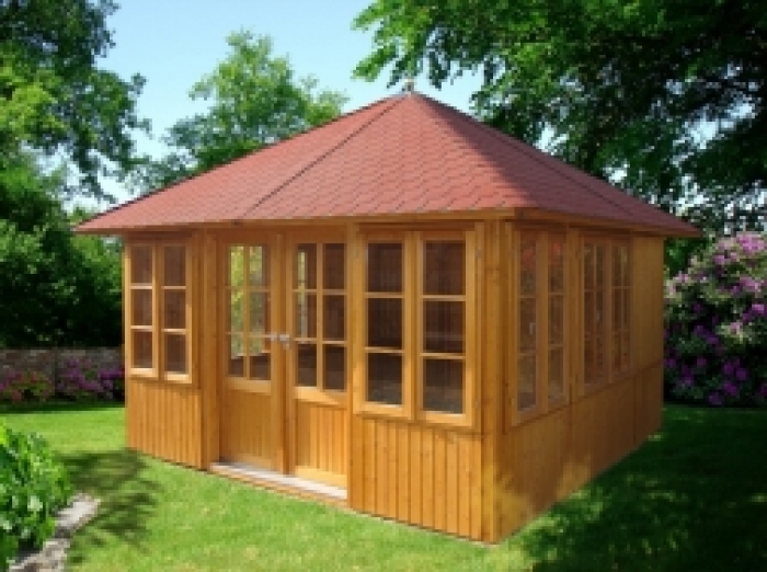 Pavillon ROMANTICA PREMIUM 4-eck, 350 x 350 cm