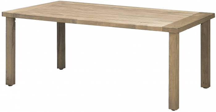 Garten Tisch CASA aus recyceltem Teakholz rechteckig