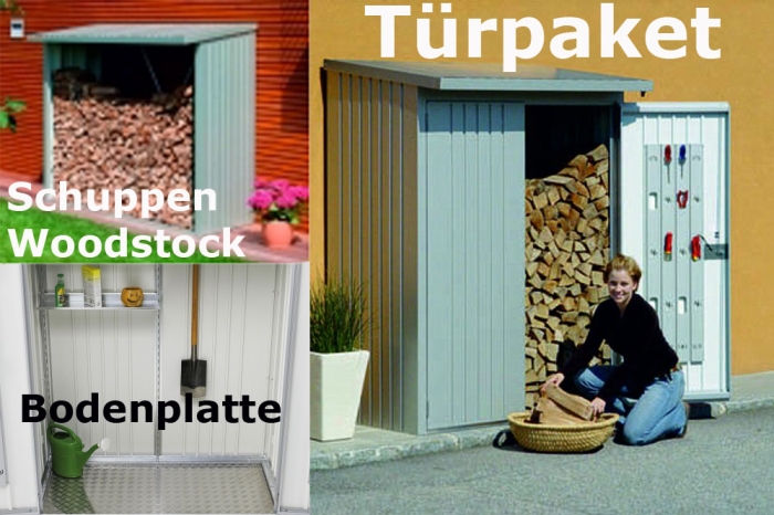 Woodstock Metall - Gartenschuppen