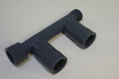PVC 2-fach Verteiler