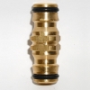 Messing Doppelstecker 1⁄2 Zoll